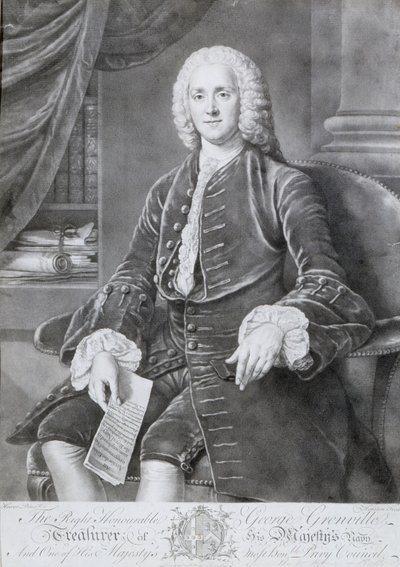 George Grenville (1712-70) (lito) de Richard Houston