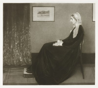 Arranjo em cinzento e preto n.º 1: Retrato da mãe do artista de Richard Josey