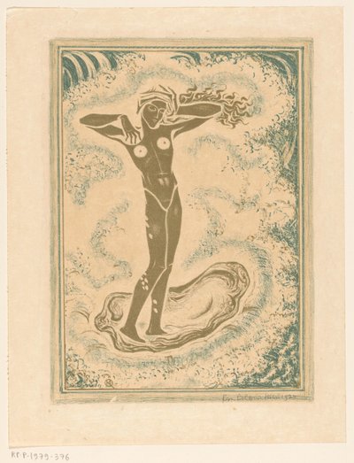 Nascimento de Vénus de Richard Nicolaüs Roland Holst (signed by artist)