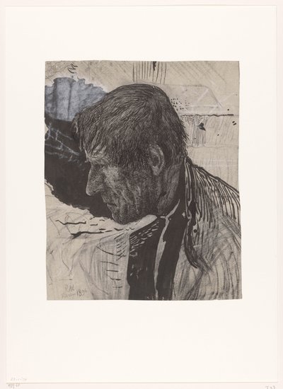 Cabeça de um homem do lado de Richard Nicolaüs Roland Holst