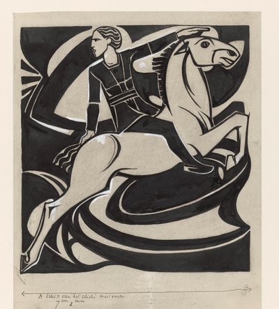 homem a cavalo de Richard Nicolaüs Roland Holst