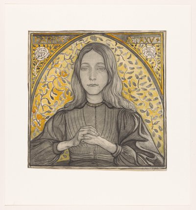 Retrato de Harpje, 15 anos de Richard Nicolaüs Roland Holst
