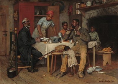 Uma Visita Pastoral, 1881. de Richard Norris Brooke