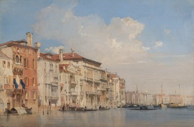 Grande Canal, Veneza de Richard Parkes Bonington