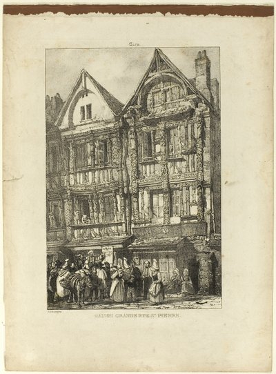 Casa Grande, Rue St. Pierre de Richard Parkes Bonington