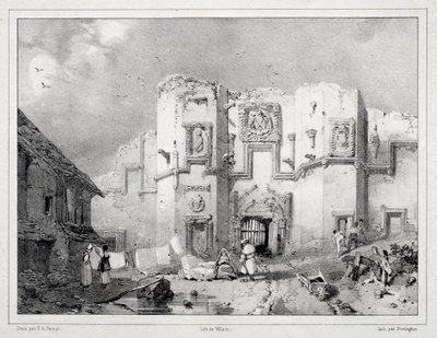Portal velho em Stirling, 1826. de Richard Parkes Bonington