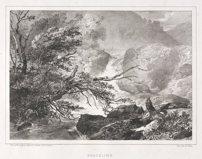 Vistas pitorescas da Escócia: Brackline de Richard Parkes Bonington