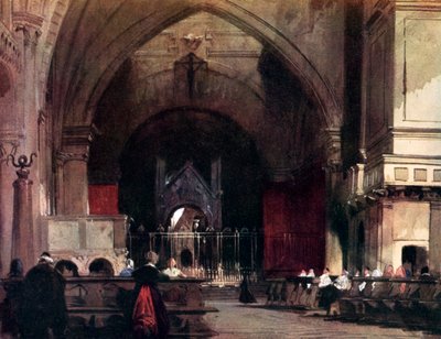 A Igreja de St Ambrogio, Milão, início do século XIX, 1929 de Richard Parkes Bonington