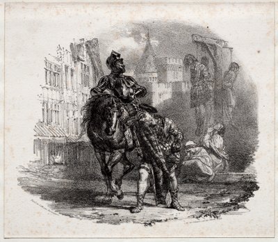 A Fuga do Castelo de Argyle de Richard Parkes Bonington