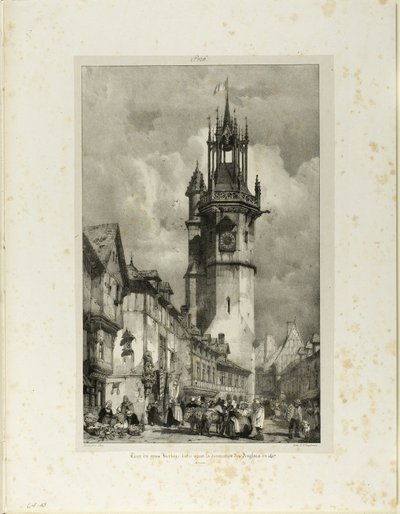 Torre do Relógio Grande de Richard Parkes Bonington