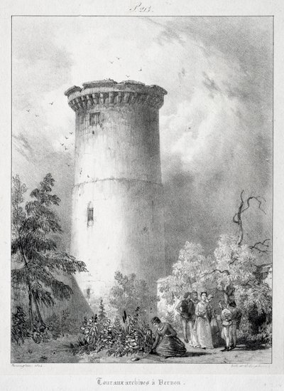 Viagens pitorescas e românticas na antiga França, Normandia ..., 1824. de Richard Parkes Bonington