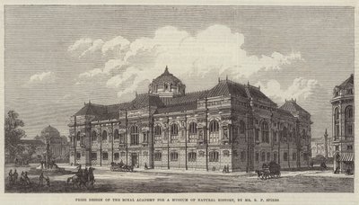 Projeto Prêmio da Academia Real para um Museu de História Natural de Richard Phene Spiers