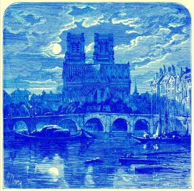 Catedral de Notre Dame, ilustração de 