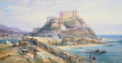 Monte Orgueil Castle, Gorey, Jersey, 1876 de Richard Principal Leitch