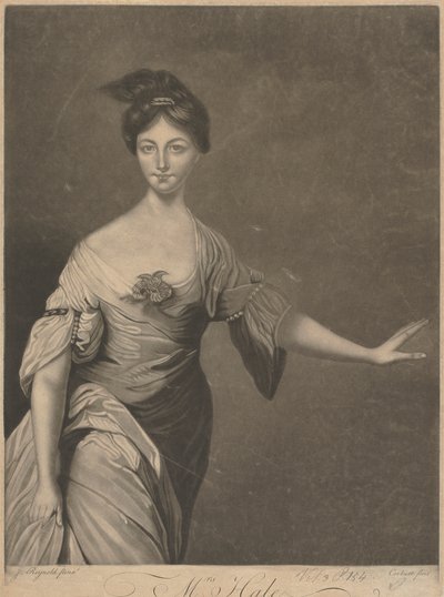 Mary Hale (née Chaloner), como Euphrosyne em 