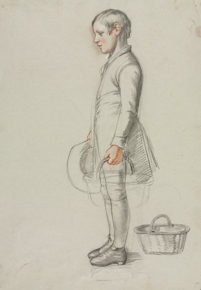 Estudo para Primos do País, c. 1847-1848. de Richard Redgrave