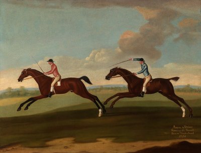 Aaron e motorista executando o segundo calor em Maidenhead, 1754 de Richard Roper