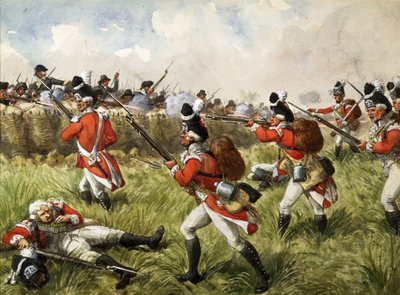 Bunker&39;s Hill, 1775, c.1900 de Richard Simkin
