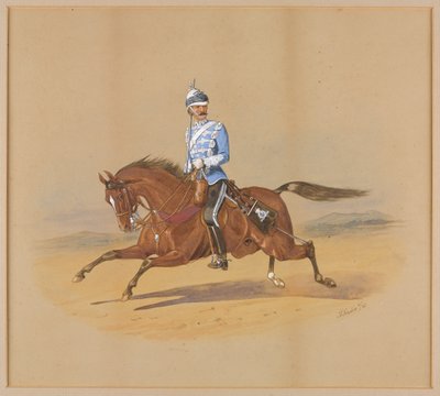 Coronel Gervase Francis Newport Tinley, 1º lanceiros de Bombaim de Richard Simkin