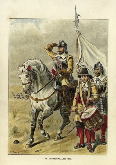 Epochs do exército britânico - a Commonwealth de Richard Simkin