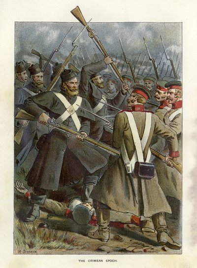 Epochs do exército britânico - a época da Crimeia de Richard Simkin