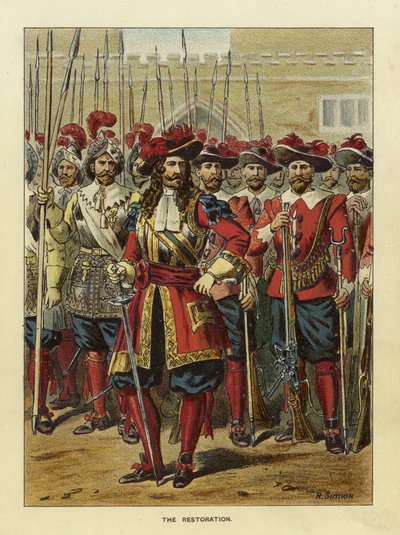 Épocas do Exército Britânico - A Restauração de Richard Simkin