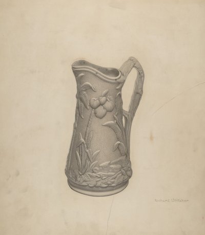 Jarro de Xarope Parian Ware de Richard Whitaker