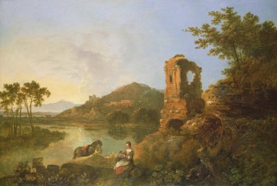 Vila de Cícero (óleo sobre tela) de Richard Wilson
