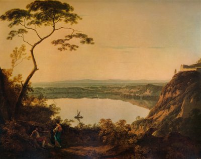 Lago de Nemi, c1761, 1938 de Richard Wilson