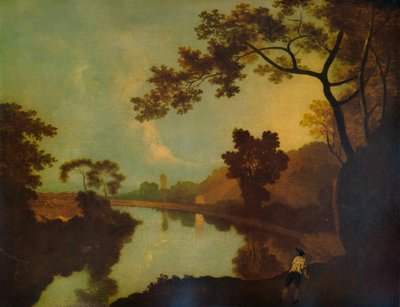 Cena do rio, com figura na margem, c1779, 1938 de Richard Wilson