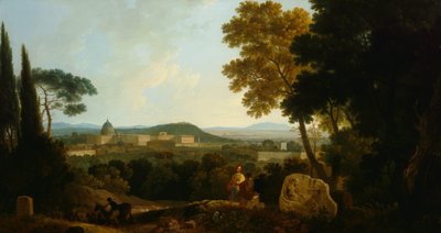 São Pedro e o Vaticano do Janículo, Roma de Richard Wilson