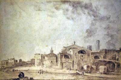 Os Banhos de Diocleciano, Roma de Richard Wilson