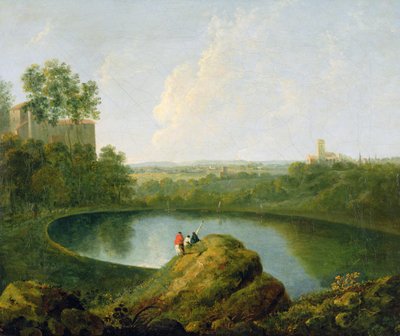 A Cabeça do Lago Nemi (óleo sobre tela) de Richard Wilson