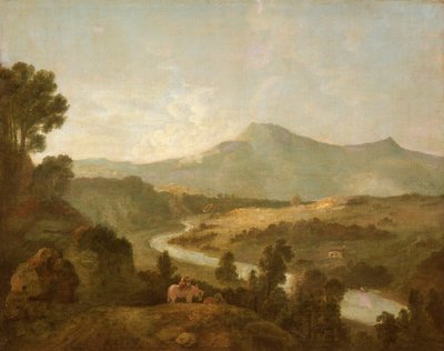 Vale do Mawddach com Cader Idris (óleo sobre tela) de Richard Wilson