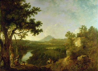 Veja perto de Wynnstay, a sede de Sir Watkin Williams-Wynn de Richard Wilson