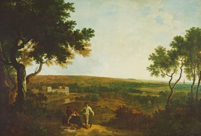 Wilton House do Sul (óleo sobre tela) de Richard Wilson