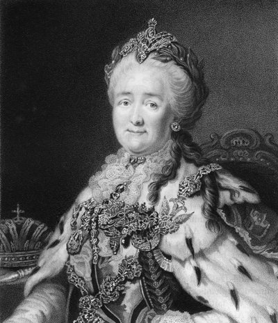 Imperatriz Catarina, a Grande da Rússia, 1836. de Richard Woodman