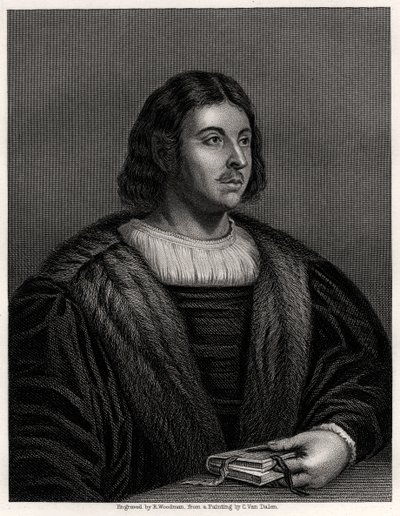 Giovanni Boccaccio, autor e poeta italiano, século XIX. de Richard Woodman
