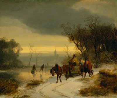 Paisagem de inverno de Richard Zimmerman