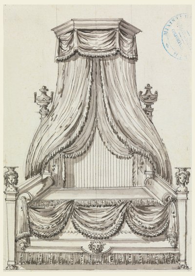 Desenho Original, Cahier VII, placa 3 de Richard de Lalonde