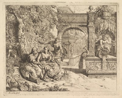 Vertumnus e Pomona. de Richard van Orley