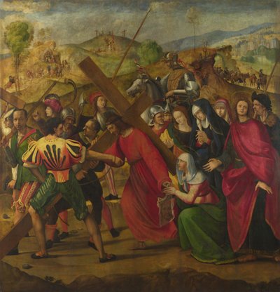 A Procissão ao Calvário, c. 1505 de Ridolfo Ghirlandaio