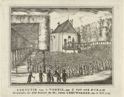 Execução de Cornelis van den Burgh, 1789 Execução de 