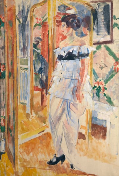 Retrato de Madame Giroux, c.1912-13 (óleo sobre tela) de Rik Wouters