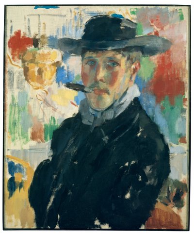 Auto-retrato com Cigarro de Rik Wouters