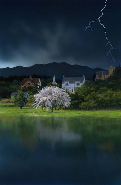 O Mês Mais Cruel, 2008 (Acrílico sobre cartão) de Rob Wood