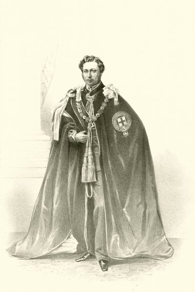 HRH Albert Edward Prince of Wales (chromolitho) de Robert (after) Dudley