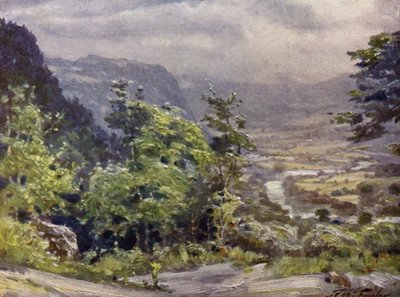 Conway Valley (cor litho) de Robert (after) Fowler
