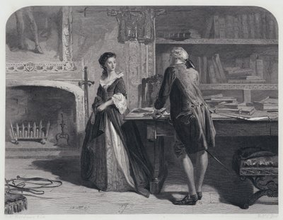 Ilustração para Rob Roy (gravura) de Robert (after) Herdman