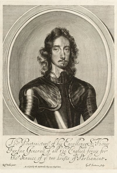 Sir Thomas Fairfax, c.1645 (gravura) de Robert (after) Walker